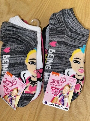 Juego de 2; Calcetines JoJo Siwa Niñas Nickelodeon 5 Pares; Zapato Talla 7.5-3.5 (M) Foto 1 de 3