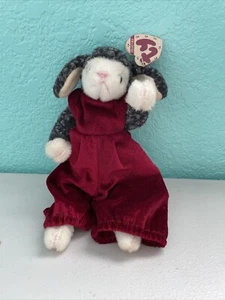 Ty Collectibles Lily The Lamb Velvet Red Outfit Attic Treasures Plush 1993 - Imagen 1 de 6