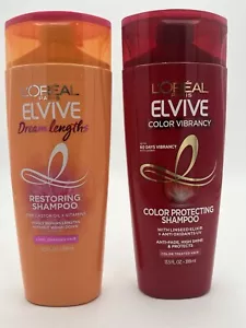 Set 2 - L'Oreal Paris Elvive -Dream Lengths - Restoring & Color Protect Shampoo - Picture 1 of 4