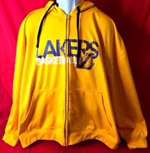 Los Angeles Lakers Zip Up Jacket Mens Size XL - Picture 1 of 6
