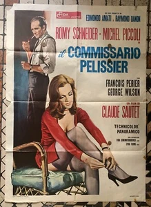 ORIGINAL ITALIAN MOVIE POSTER Max et les ferrailleurs CLAUDE SAUTET pelissier - Picture 1 of 5