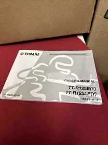 NEW !! Yamaha Owners Manual Book TT-R125E(Y) TT-R125LE(Y) LIT-11626-22-26 - Picture 1 of 2