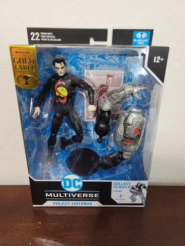 McFarlane DC Multiverse PROJECT SUPERMAN (Flashpoint) Gold Label Cover