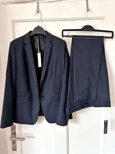 Hosenanzug von Esprit, neu mit Etikett, Jacke Gr. 40, Hose Gr. 38, dunkelblau - Bild 1 von 6