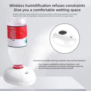Water Bottle Humidifier Waterless Auto Off USB Ultrasonic For De Mist D4P6 FAST - Picture 1 of 18