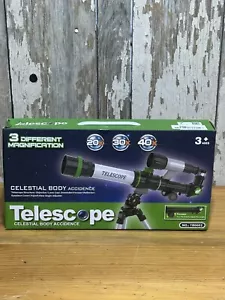 Kids Toy Telescope for Kids Includes Compass & 3 Eyepieces as Astronomy Gift - Picture 1 of 5