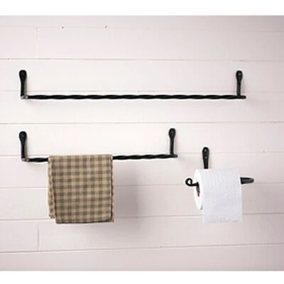 Juego de baño de hierro forjado - Toalleros y soporte Tp Foto 1 de 4