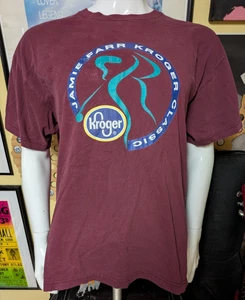 T-shirt vintage anni 90 Jamie Farr Kroger classica torneo di golf grande Toledo OH - Foto 1 di 3