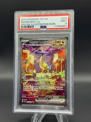 Raging Bolt ex 208/162 SV05: Temporal Forces Holo PSA 9 - Image 1 of 2