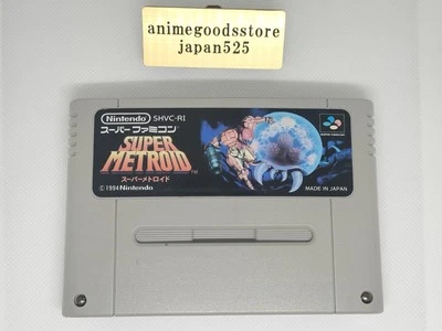 Super Metroid Nintendo Super Famicom Video Games SHVC-RI SFC SNES Japanese - Image 1 of 2