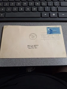 Sobre 1957 Primer Día Cubierta 6c Sello 50 Aniversario Fuerza Aérea de los Estados Unidos  - Imagen 1 de 3