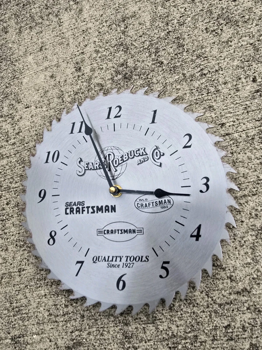 sears saw blade clock シアーズ　クロック　掛時計 sears saw blade clock シアーズ クロック 掛時計