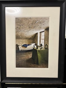 Realism Wall Print Art Signed 2010 Linda Richter Framed 24 X 19 Wyeth Inspired - Picture 1 of 11