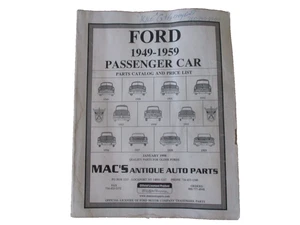 MAC's Antique Auto Parts Catalog 1949-1959 Big Ford and Mercury Jan 1998 - Picture 1 of 7