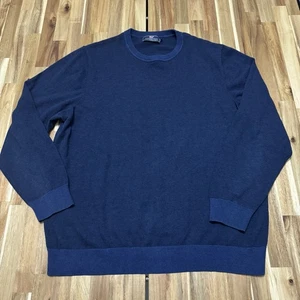 Vineyard Vines Sweater Mens L Blue Pullover Crewneck Preppy Outdoor Wool Blend - Picture 1 of 6
