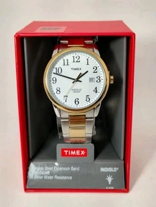 TIMEX Easy Reader Men Stainless Steel Dual Bracelet Watch TW2R23500 READ! - Picture 1 of 9