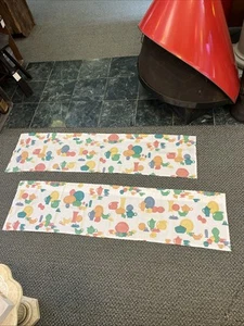 Fiesta Fiestaware Valance, Curtain Homer Laughlin 57”W x14 1/2”L Rare Material - Picture 1 of 10