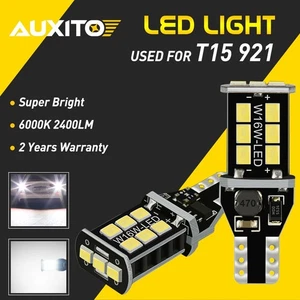 AUXITO 921 T15 LED Backup Reverse Light Bulbs for Toyota Camry 1997-2020 White - Picture 1 of 12