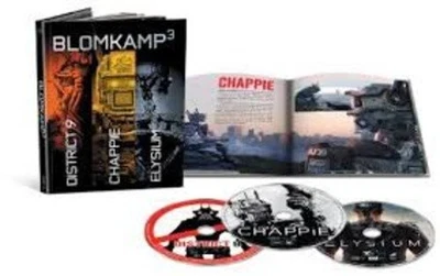 Chappie / District 9 / Elysium - Set (Blu-ray) Hugh Jackman Dev Patel Ninja - Image 1 of 4