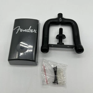 Genuine Fender Accessories Guitar Wall Hanger Black 2007 unopened pieces - Picture 1 of 4