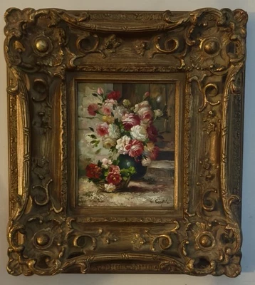 Stunning Vintage Oil On Canvas Renaissance Still Life Painting Signed & Framed - Image 1 of 4