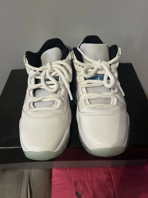 Nike Air Jordan 11 Retro Bajo GS Blanco Leyenda Azul 528896 117 Juvenil Talla 5Y Foto 1 de 4