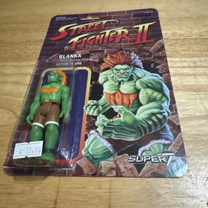 Super 7 Reaction Street Fighter II Blanca nuovo MOC - Foto 1 di 2