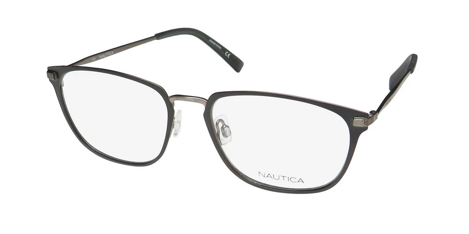 Authentic Nautica 55-18-145 Optical Eyeglasses Full Metal Frames Olive N9280WM