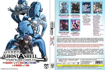 ANIME DVD~ENGLISH DUB~Ghost In The Shell Season 1+2+2045(1-76End+6 Movie+7 OVA) - Image 1 of 4