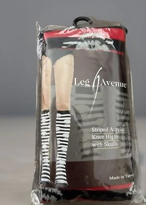 JOELHEIRAS LISTRADAS LEG AVENUE COM CAVEIRAS - Imagem 1 de 4