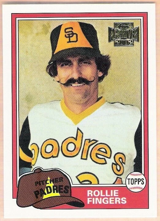 ROLLIE FINGERS 2002 Topps Archives Card #18 San Diego Padres FREE SHIPPING - Image 1 of 1