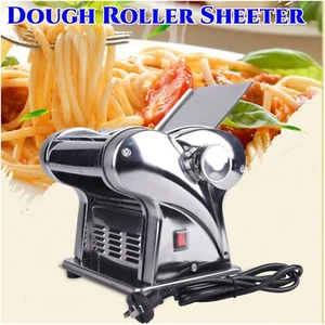 Commercial Electric Dough Roller Sheeter Noodle Pasta Maker Machine Stainless - Picture 1 of 13
