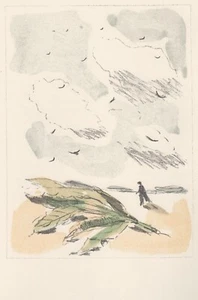 Filippo de Pisis - L'alloro - Litografia a colori - Foto 1 di 5