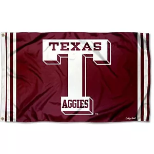 College Flags & Banners Co. Texas A&M Aggies Vintage Retro Throwback 3x5 Bann... - Picture 1 of 8