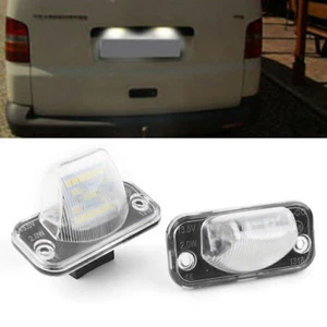 2X Error Free 12V LED License Plate Light for VW T4 Transporter Caddy 1990-2003 - Picture 1 of 10