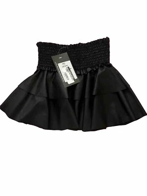 Calabaza y Frijol FBZ Negro Plisado Volantes Falda 4 T $75 Foto 1 de 4