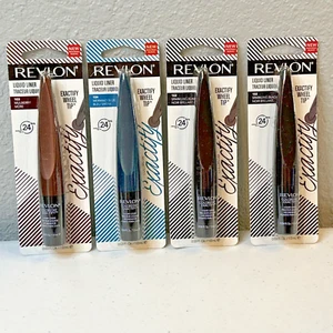 New Lot of Four Revlon Liquid Liner Exactify Wheel Tip 24 Hour Wear - Picture 1 of 2