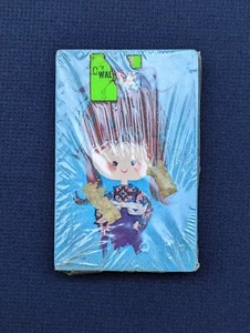 Baraja de cartas vintage Scrawny Girl sin usar, en caja sellada de fábrica despeinada - Imagen 1 de 4