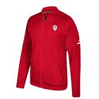 Indiana Hoosiers NCAA Adidas Men's Authentic Red Game Built Warm Up Jacket