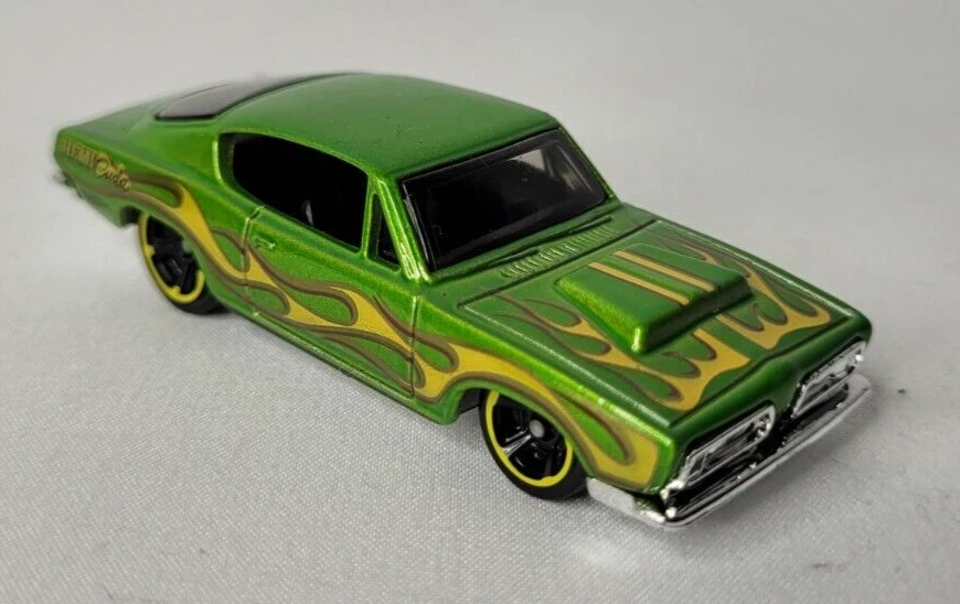 Hemi Barracuda #213 2015 Hot Wheels HW Workshop Heat Fleet '68-Metalflake Green Foto 1 de 1