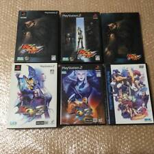 Lot 2 Sony PlayStation 2 PS2 KOF Maximum Impact 1 2 King of Fighters Game Used