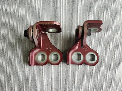 Jeep Compass 2017-2021 lado del pasajero delantero derecho bisagra de puerta inferior y superior OEM* Foto 1 de 4