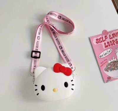 🔥Sanrio Hello Kitty 3D Silicone Shoulder Bag Crossbody Bag BNWT🔥 - Изображение 1 из 3
