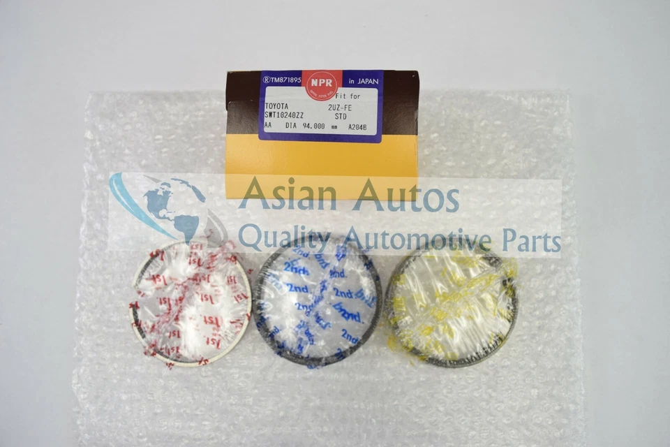 Anillo de pistón del motor NPR 1301150162 STD compatible con: Lexus GX470 LX470 2004-2009 Foto 1 de 1