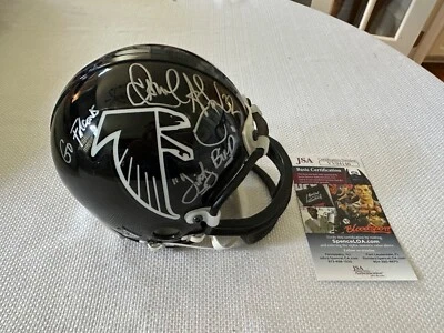 Minicasco firmado por Jamal Anderson de los Atlanta Falcons de la NFL - Autenticado por la JSA Foto 1 de 4
