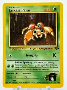 Erika's Paras Gym Challenge Pokemon TCG - Picture 1 of 2