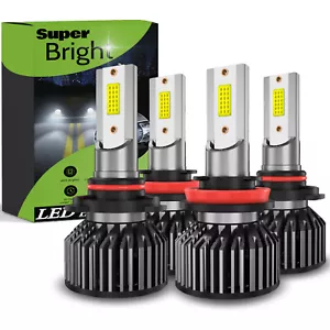 4pcs Front LED Headlight High & Low Beam Bulbs For 2016 2017-2019 Mazda CX-3 - Picture 1 of 12