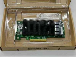 LSI 9400-16i SATA/SAS HBA Controller RAID 12 Gbps PCIe 16 Port Support NVME HDD - Picture 1 of 3