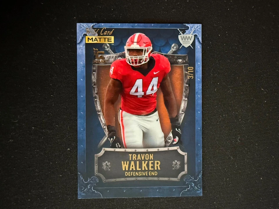 Travon Walker 2022 Wild Card Matte Rookie RC /10 Jacksonville Jaguars D47 - Image 1 of 1