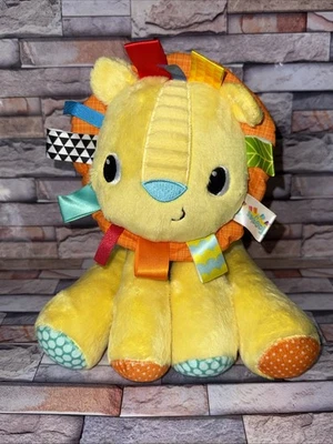 Peluche Bright Starts Taggies León Sonajero 9” Amarillo Bebé Guardería Animal Foto 1 de 4